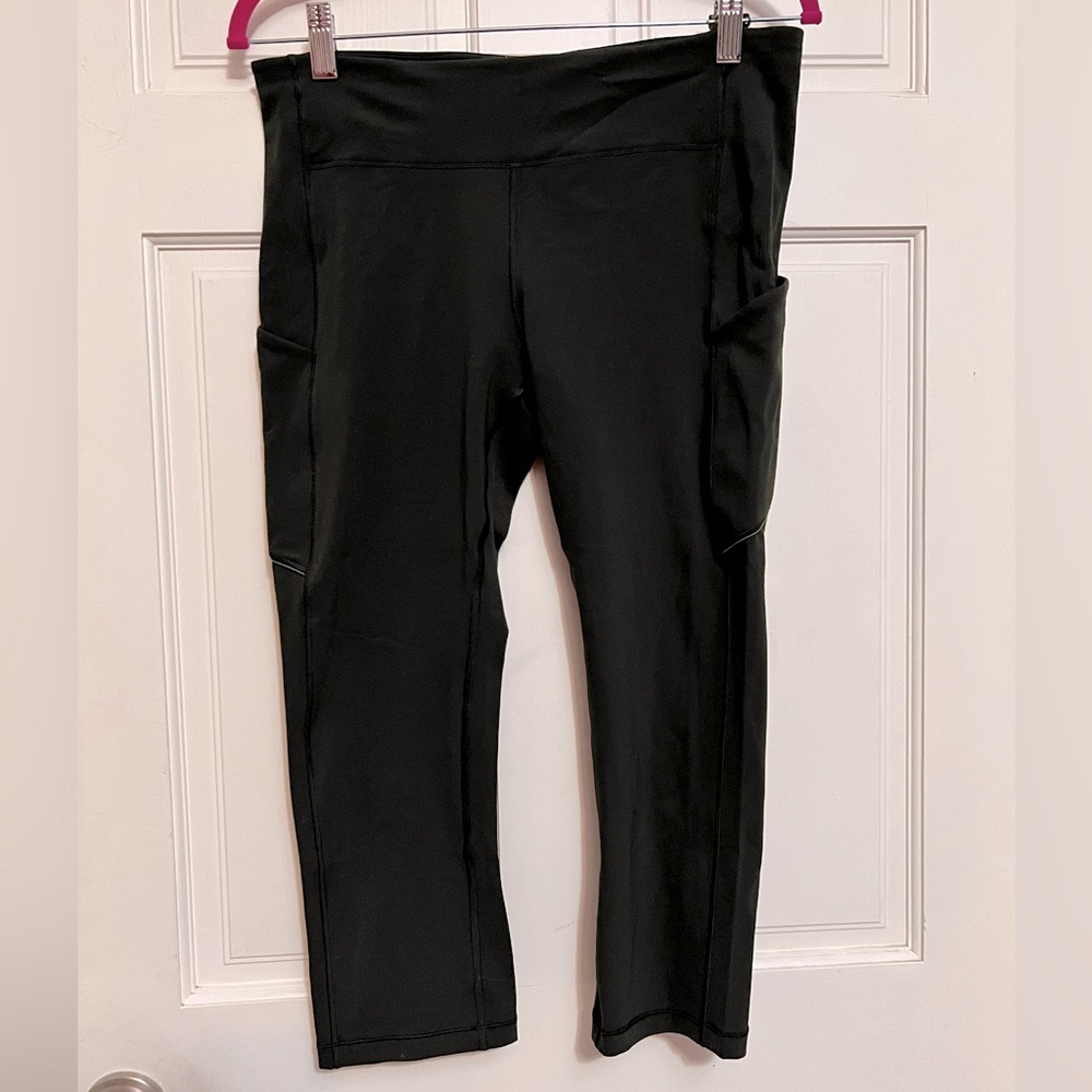 Olive Green Speed Up Crops from Lululemon